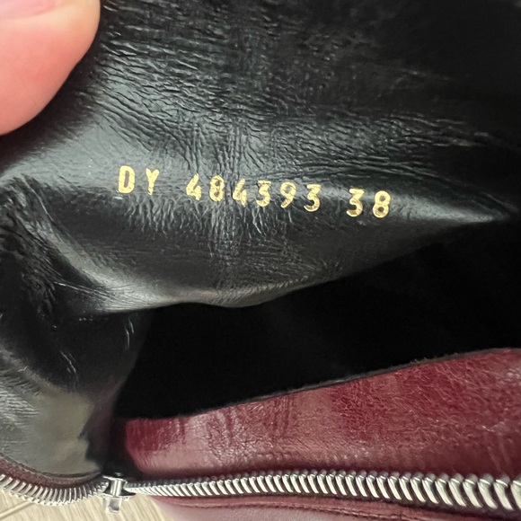 YSL - Saint Laurent Red Boots - Picture 11 of 14